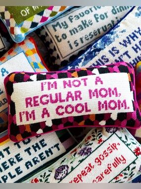 “Cool Mom” Accent Pillow - Furbish Studios